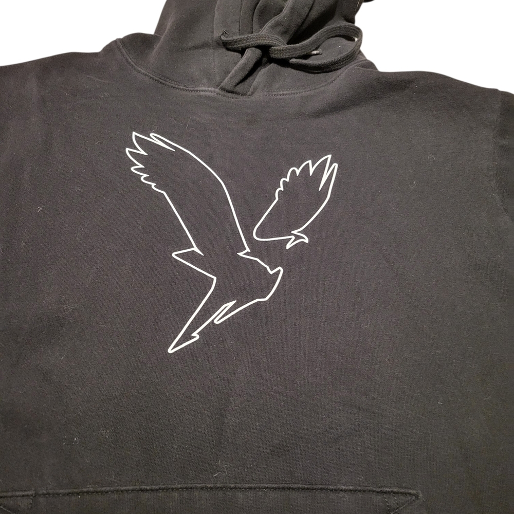 American Eagle Outfitters Black Graphic Hoodie - Picture 3 of 7